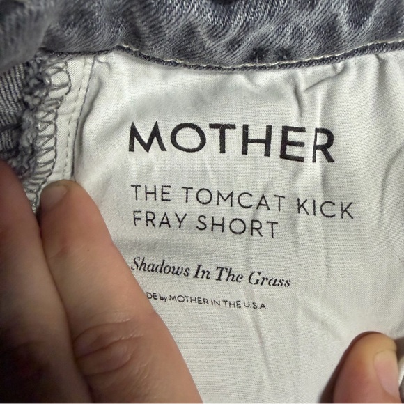 MOTHER The Tomcat Kick Fray Short in Shadows In The Grass Size 26 - Picture 5 of 7